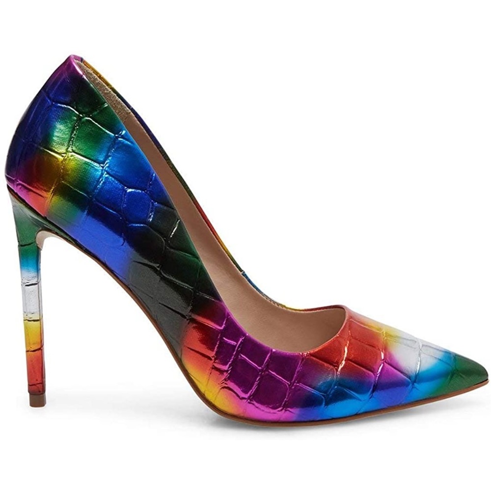 Steve Madden Vala Multi Rainbow Pump